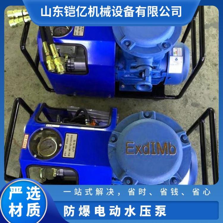 铠亿LB-7X10防爆电动水压泵配有高压软管及铜接头