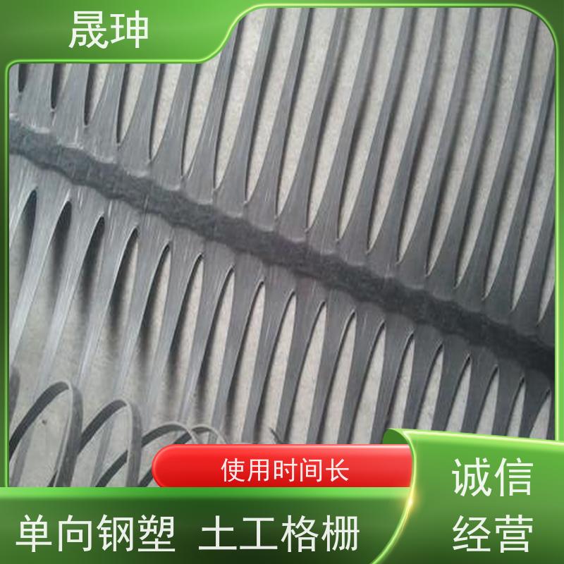 晟珅 长期供应 单向钢塑土工格栅 使用时间长 性价比高