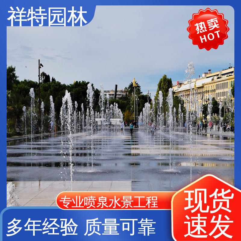 程序电脑控制 景区音乐喷泉 大型广场水幕景观 运行平稳 祥特园林