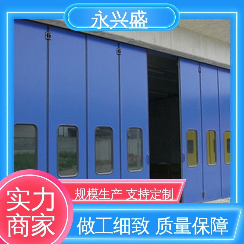 东 莞电动工业折叠门车间彩钢板工业门推拉门 一手货源