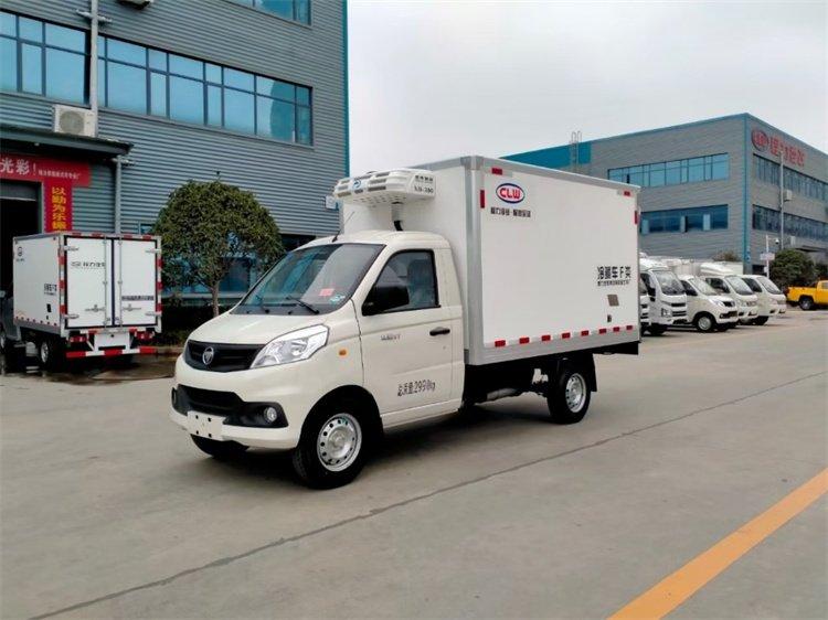 福田冷藏车 微卡厢式冷链车 2.8米箱长 汽油发动机115马力