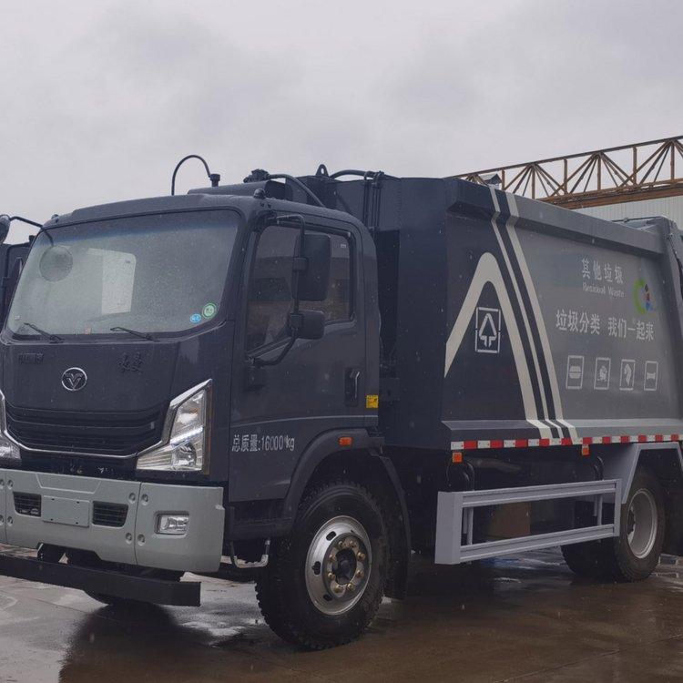 国六重汽豪曼压缩垃圾车 容积14立方10吨垃圾 城市环卫车 垃圾清运车