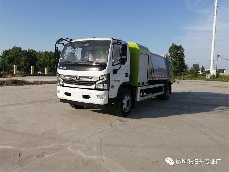 东风纯电动8方压缩垃圾车 新能源5吨生活垃圾转运车