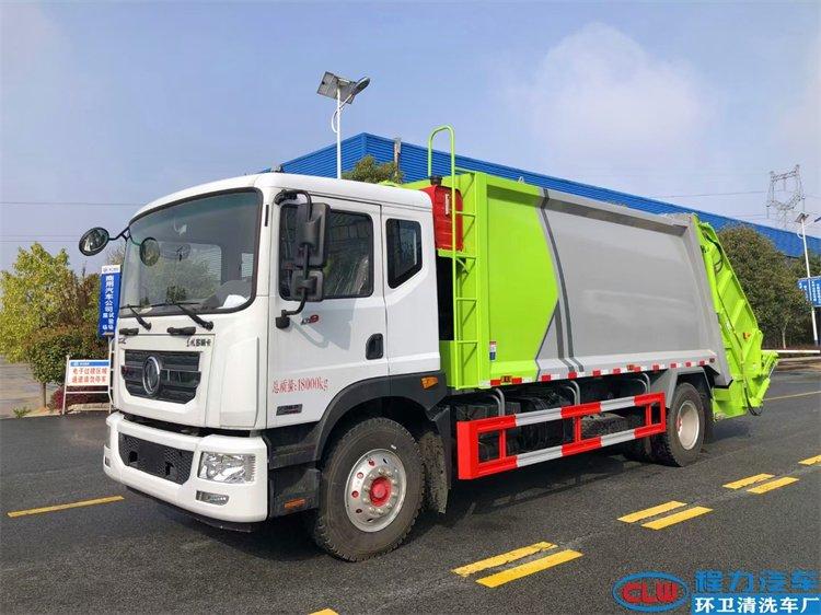 东风D9大多利卡18方压缩垃圾车 用于生活垃圾转运 国六排放