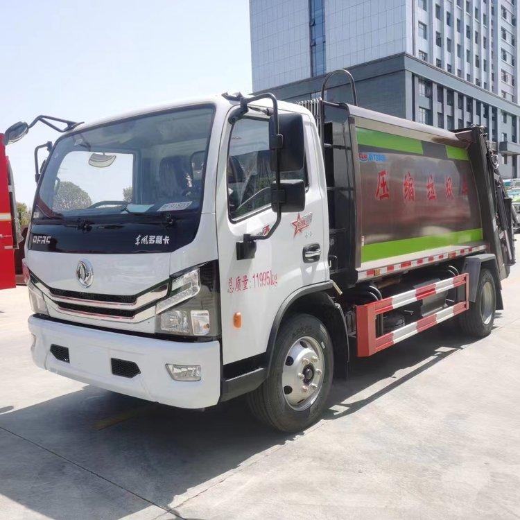 国六东风大多利卡D7压缩垃圾车 箱体容积9立方