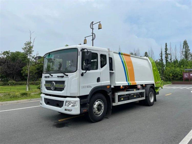 东风纯电动12方压缩垃圾车 新能源8吨生活垃圾清运车