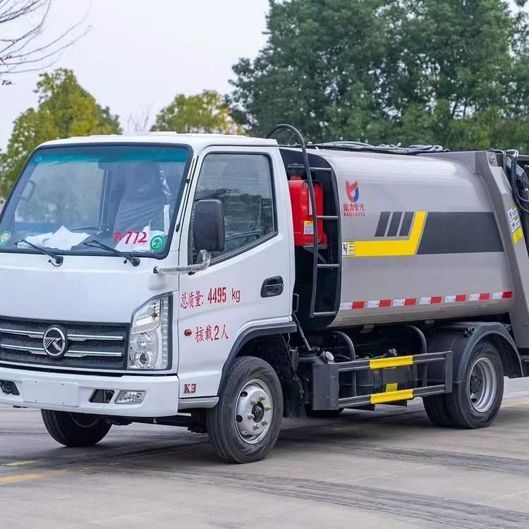国六凯马压缩垃圾车 容积4立方 蓝牌车型 C证驾驶