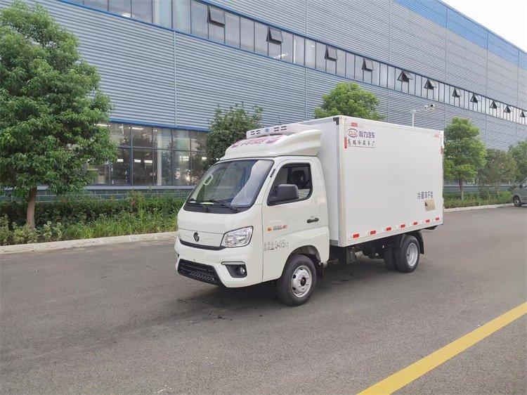 3吨冻货福田祥菱M1后双胎冷藏车 小型鲜肉蔬果牛奶冷藏冷冻保温车