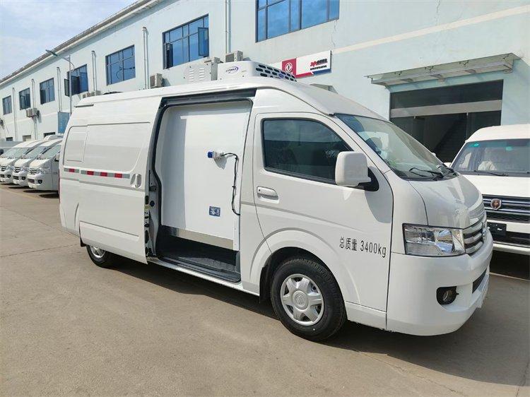 福田风景G9面包大容积汽油版冷藏车 鲜肉海鲜瓜果冷冻冷藏运输车