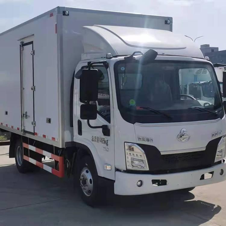 全新4.2米柳汽乘龙H2蓝牌冷藏车 生鲜白条肉运输 箱体容积18方
