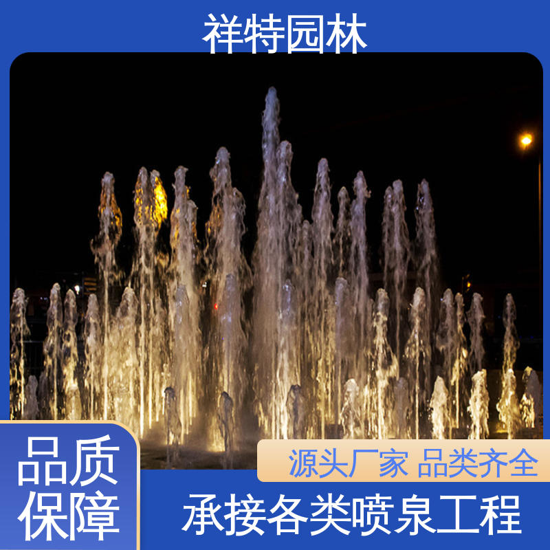 维护方便 减少尘降气温 旱喷公司 水景工程施工 祥特园林
