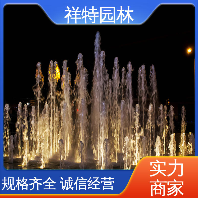 水景工程施工 球形喷嘴 多年经验 DMX512喷泉 祥特园林