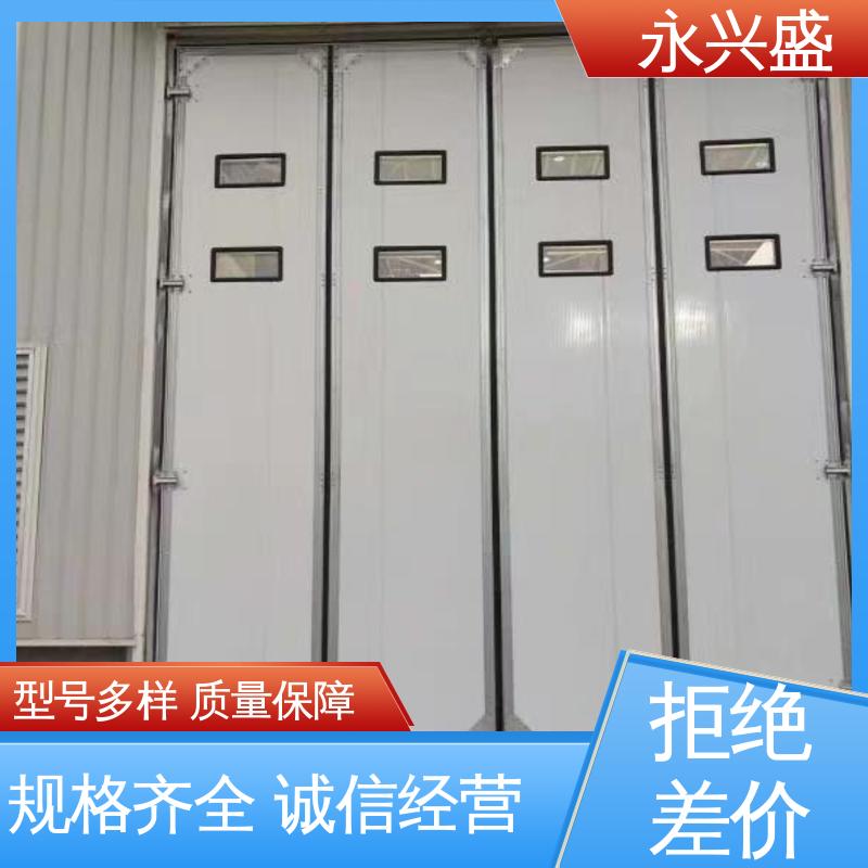 车间工业折叠门 彩钢板电动推拉门抗风工业门厂家坚固耐用