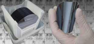 辅光精密双面抛光晶圆进口硅片电子专用激光晶体元器件