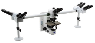 辅光仪器PFOPT-B-1000五人共览台式多头显微镜40-1000X带光源