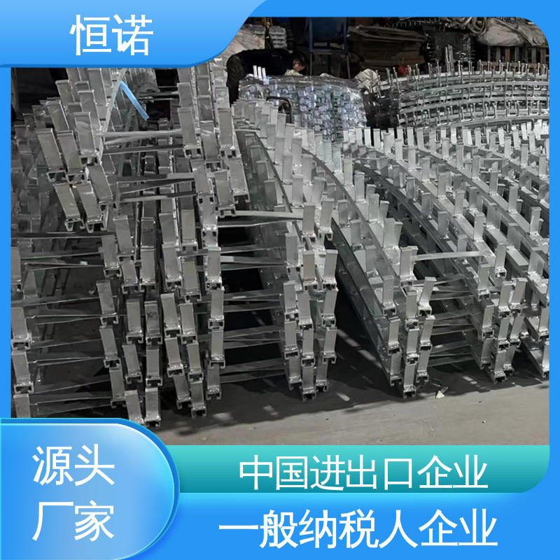 恒诺 支持异形件定制 弧形带齿预埋槽道 规格尺寸
