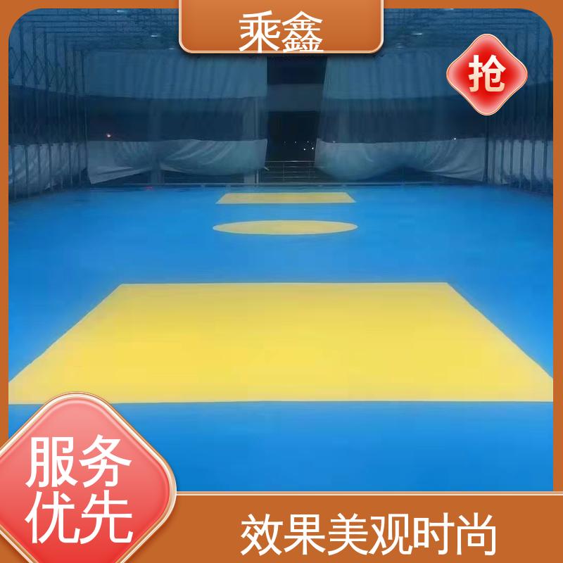 乘鑫 体育馆 运动场地坪漆 强度高 耐磨损 施工方便 省时省力