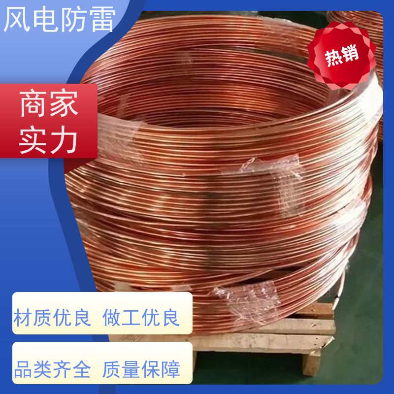 风电防雷 规格齐全 可定制 安装简便 节省人工成本 铜覆钢扁铁50*5mm
