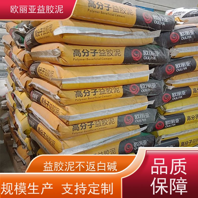 欧丽亚益胶泥 抗碱防水 饮用水池高粘找平浆 聚合物水泥抗裂砂浆自产