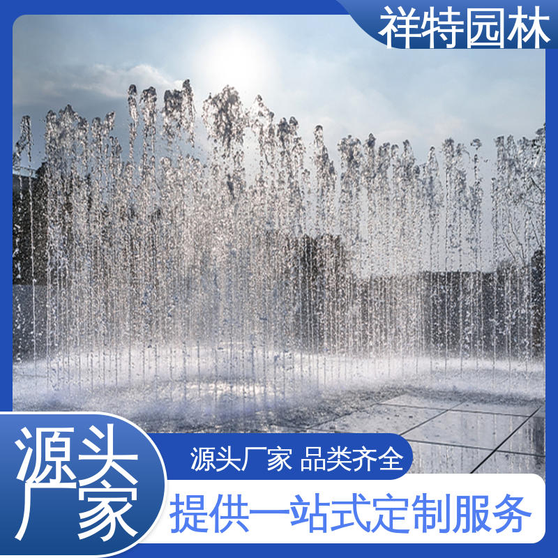 喷射高度可控 操作简单 七彩灯光排列 定做音乐喷泉 祥特园林