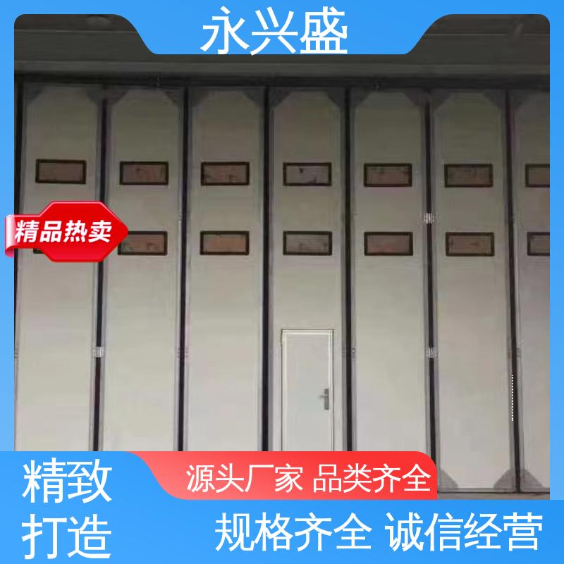 深 圳抗风工业门彩钢板电动折叠门 车间保温自动推拉门厂家