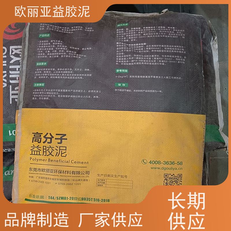 高分子益胶泥 高粘型胶泥 抗返碱 防渗抗裂贴砖抹面 找平砂浆