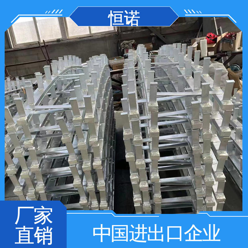 恒诺 源头工厂 订做异型件 地铁高铁弧形哈芬槽 焊接工字钢