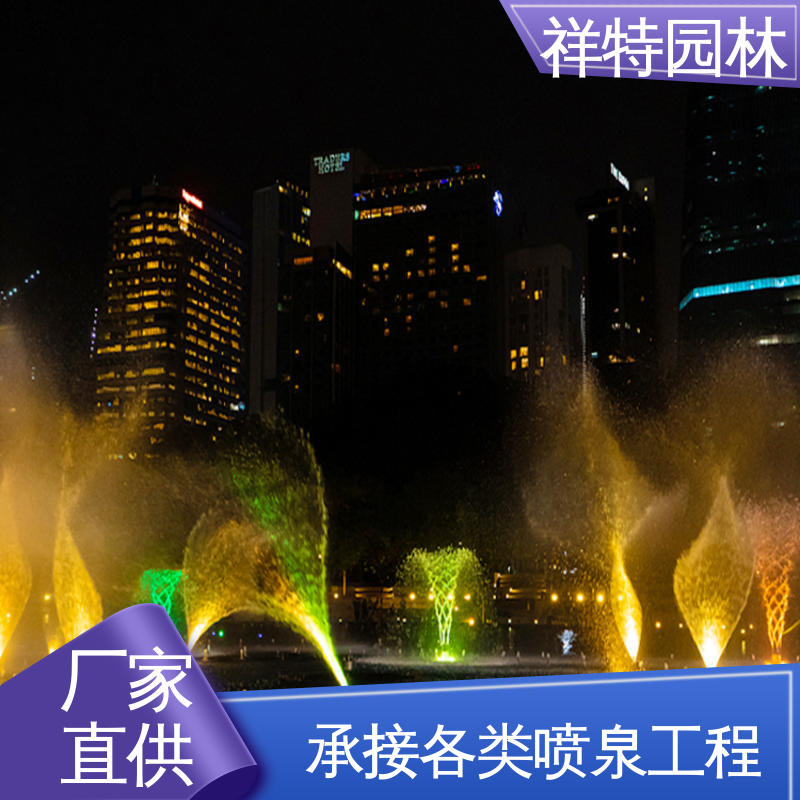 公园水景设备 工艺精良 彩虹桥音乐喷泉 维护方便 祥特园林