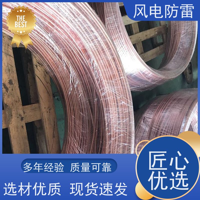 风电防雷 铜包钢扁钢50*5mm 质量保障 可按需定做 阻非 金 属材料