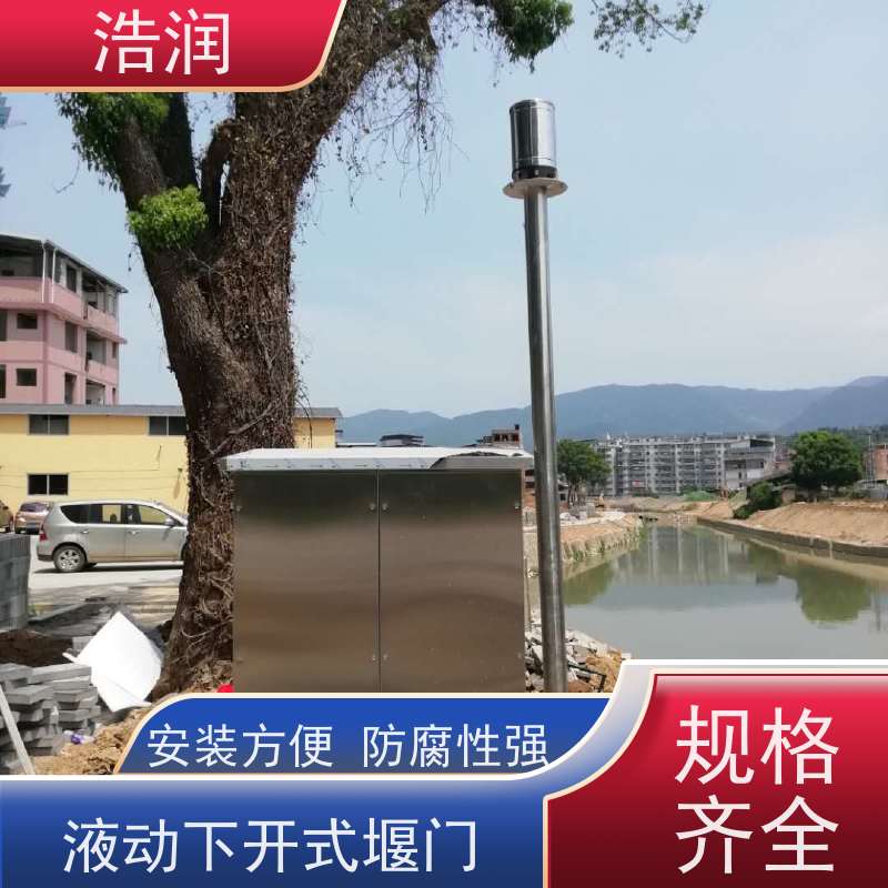 浩润 液动下开式堰门 结构稳固 抗压好 性价比高