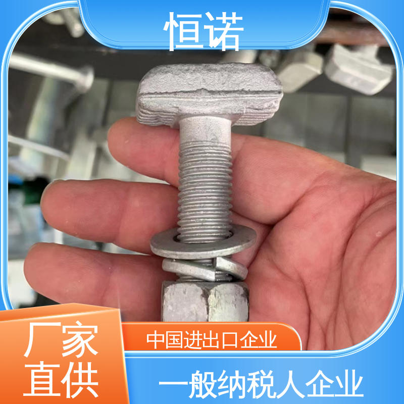 恒诺 源头工厂 坚固耐用 哈芬槽用T型螺栓 图纸定做
