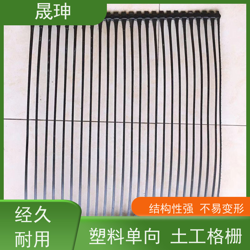 晟珅 全国供应 单向拉伸土工格栅 结构性强 性价比高