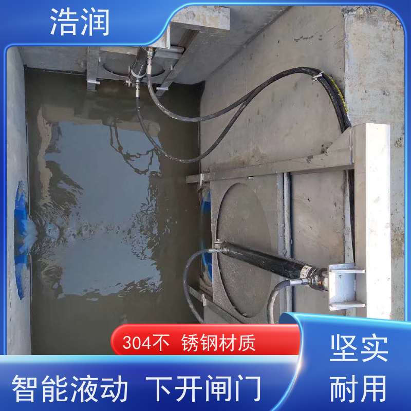 浩润 液动下开闸门 安装方便 坚固耐用 性价比高