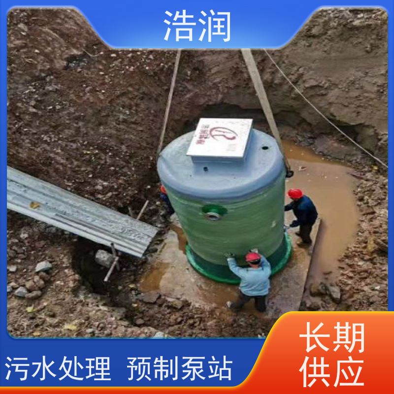 浩润 PLC自动智能控制泵站 用于雨水提升 诚信经营
