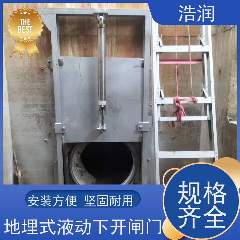 浩润 智能液动下开闸门 防腐性强 结构合理 性价比高