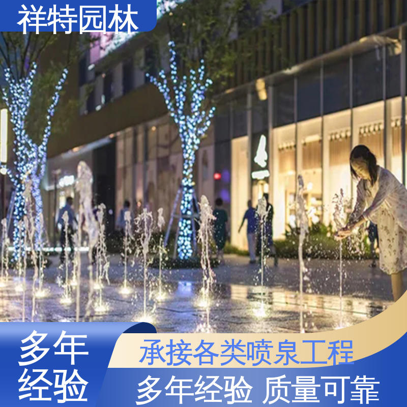款式多样 造型优美 大型广场水幕景观 程控喷泉 祥特园林