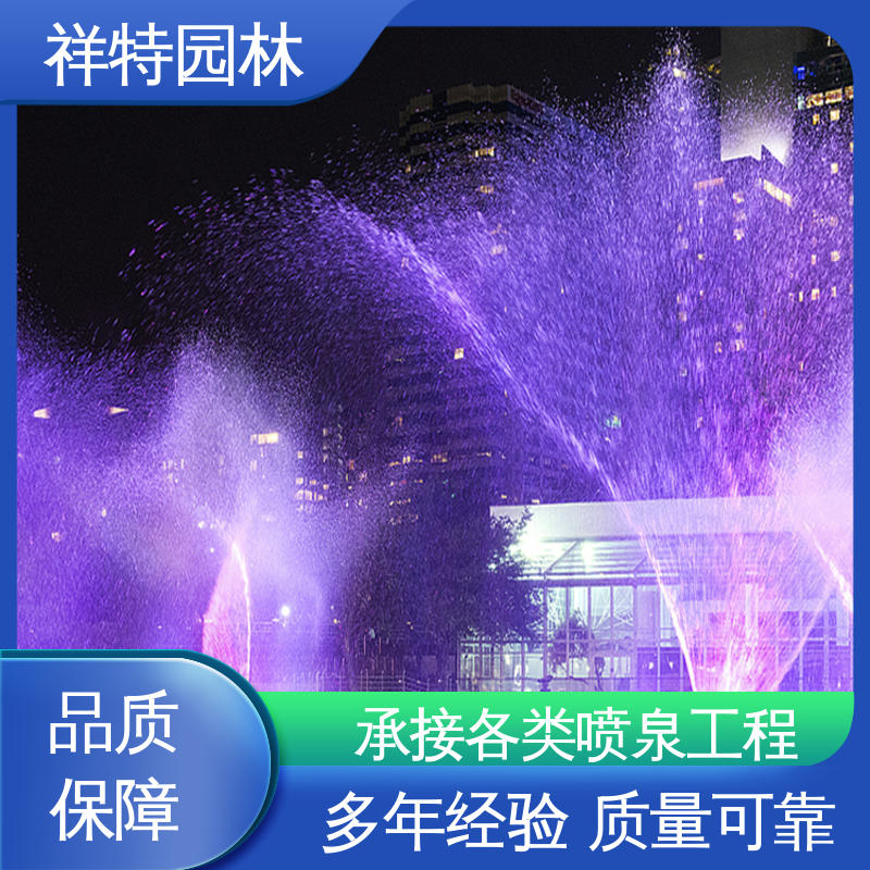 祥特园林 多年经验 激光水幕电影 附近的喷泉厂家 颜色绚丽