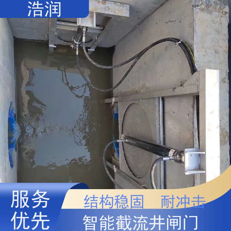 浩润 不锈钢下开式闸门分流井 软密封型 性能稳定