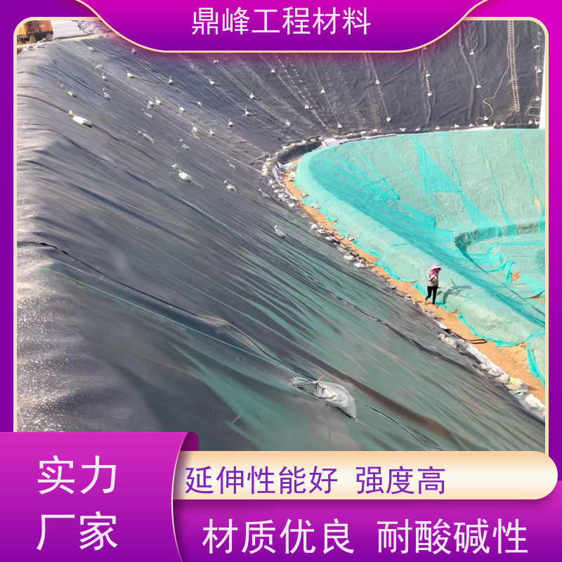 鼎峰 蓄水池防渗膜生产厂家 化学稳定性能 质量轻便运输安装方便