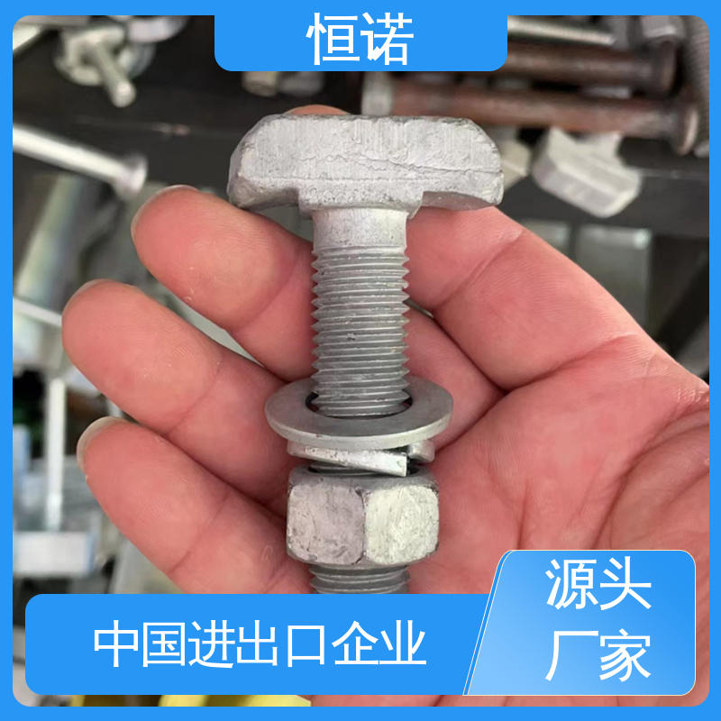 订做异型件 地铁哈芬槽用T型螺栓 源头工厂 规格齐全 恒诺