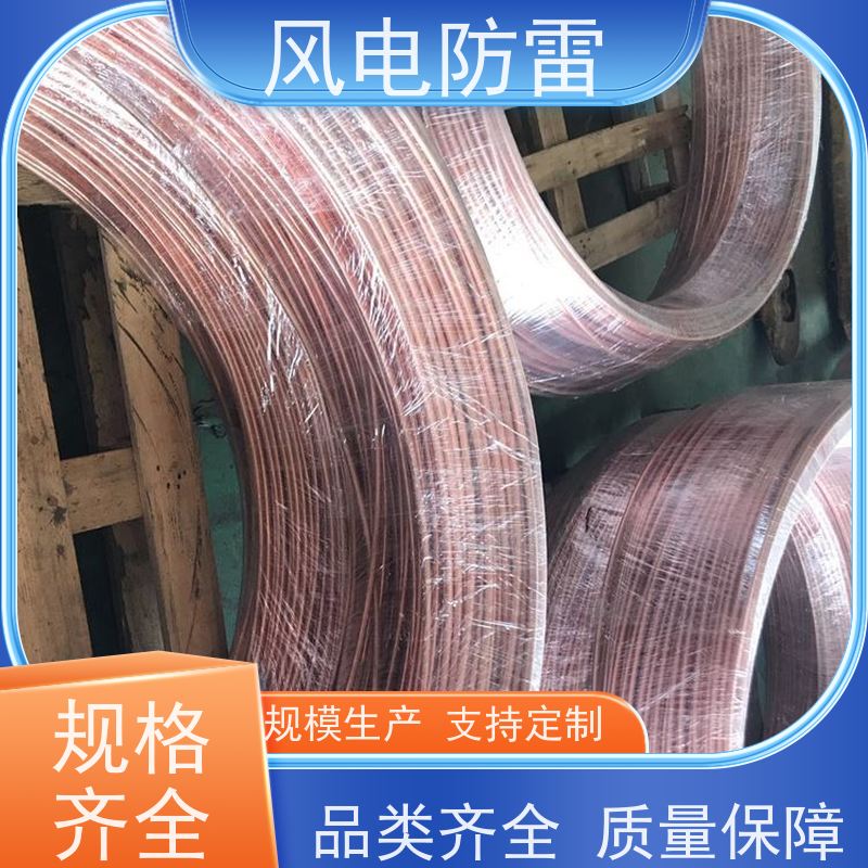 风电防雷 支持定做 延长使用寿命 非 金 属石 墨选材 50*5mm镀铜扁钢