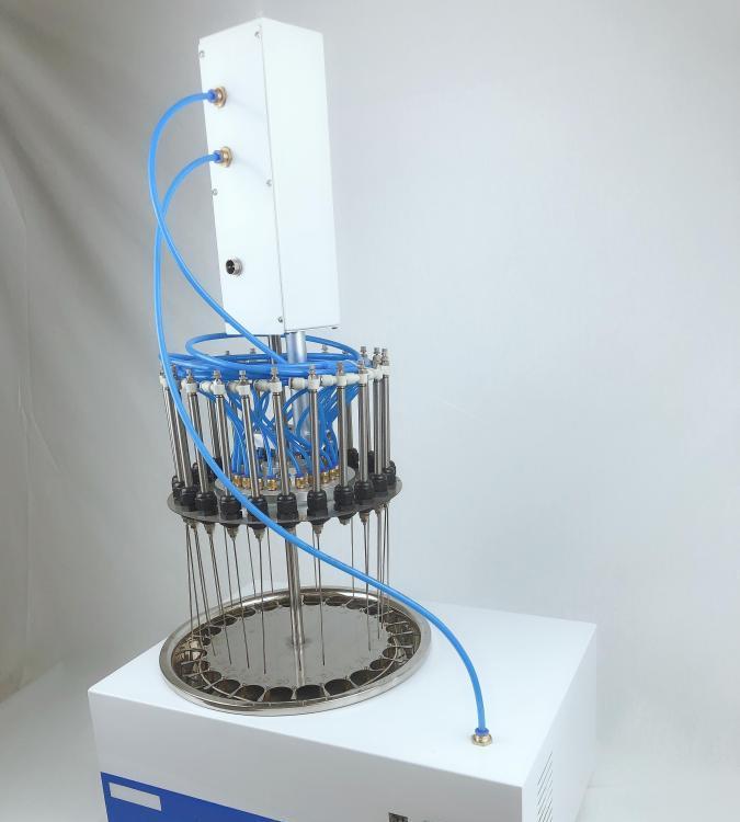 LB-YDC-12圆形氮吹仪采用微电脑进行控制具有自动停水加水等功能