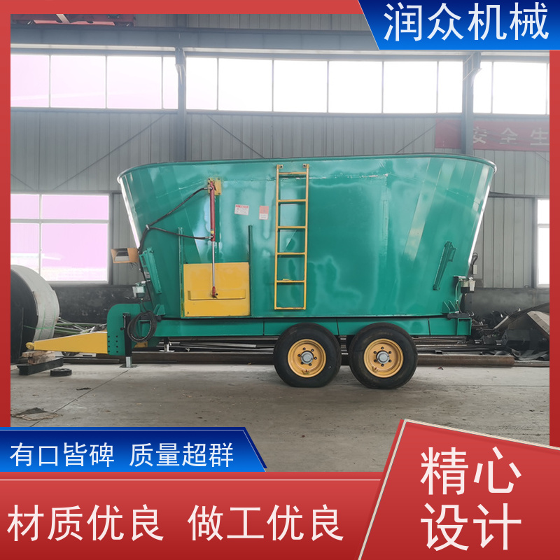 详细参数 小型喂牛日粮机 牛场立式9立方配料机