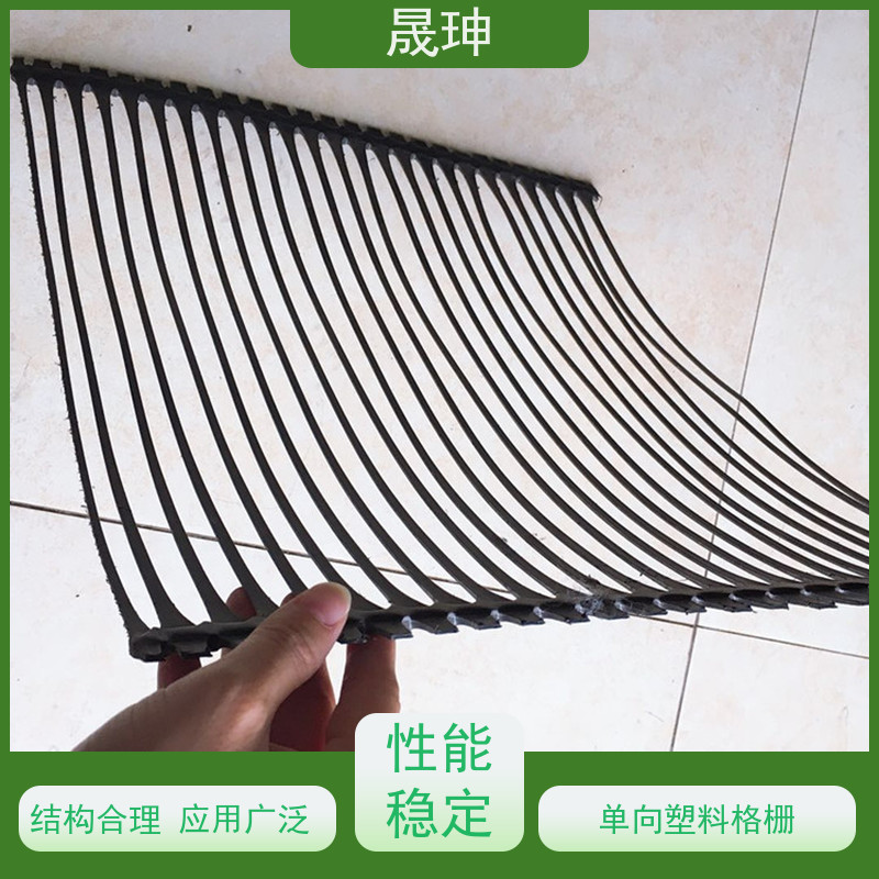 晟珅 实力厂家 单向塑料格栅 施工便捷 性价比高