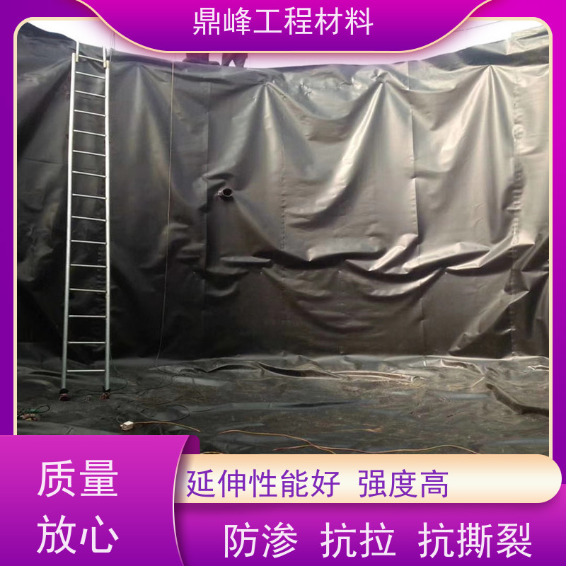 鼎峰 1.0厚光面hdpe土工膜 断裂伸长率强 耐磨损 使用寿命长