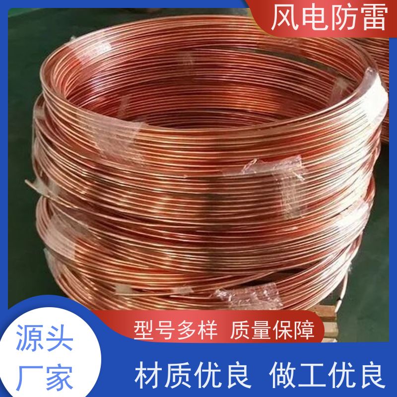 风电防雷 规格齐全 可定制 降 阻效果好 铜包钢扁钢50*5mm