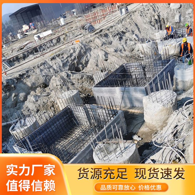  水泥空心预制砖胎膜供应 定制1到3米可定制 易切割 安装方便