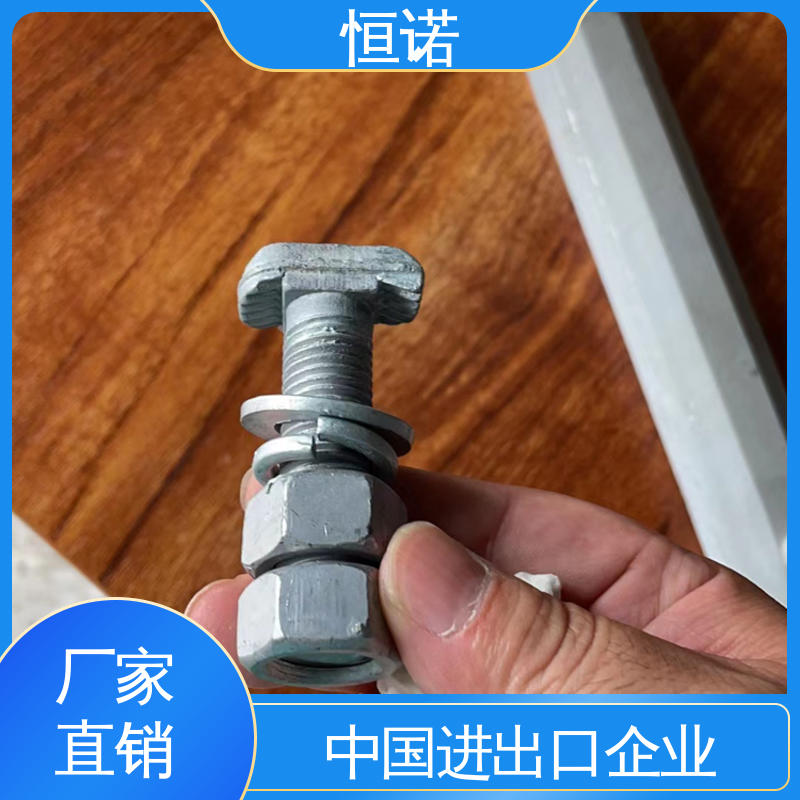 抗拉耐腐蚀 按需定制 源头工厂 高强度哈芬槽T型螺栓 恒诺