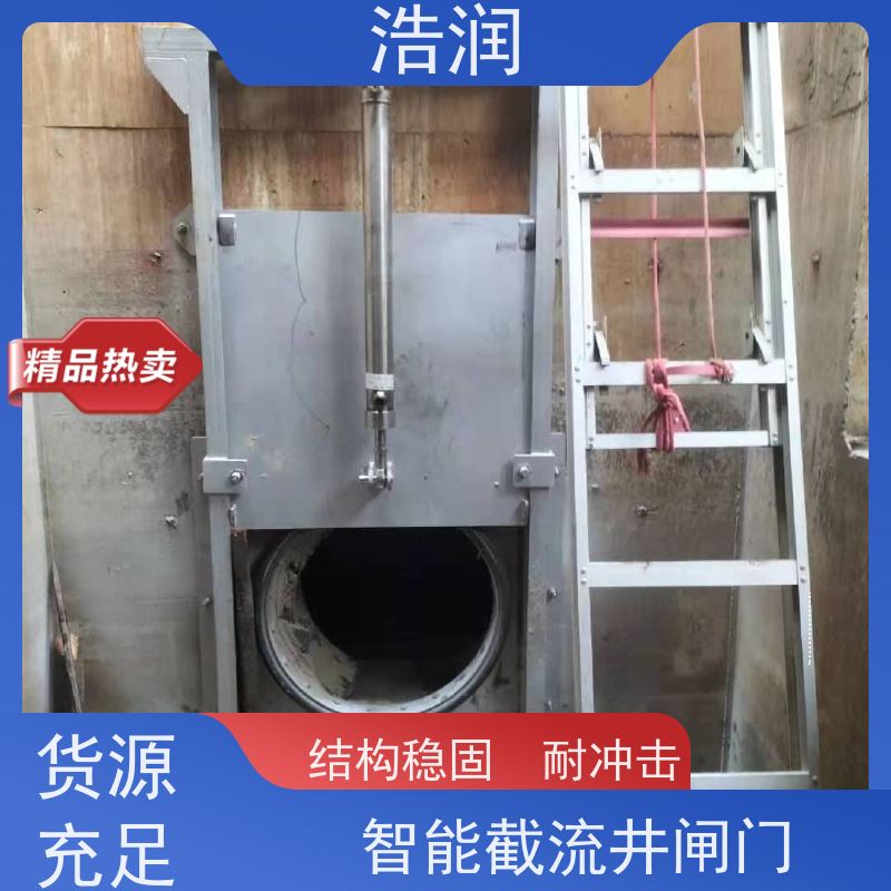 浩润 一体化液动下开式闸门 附壁安装 货源充足