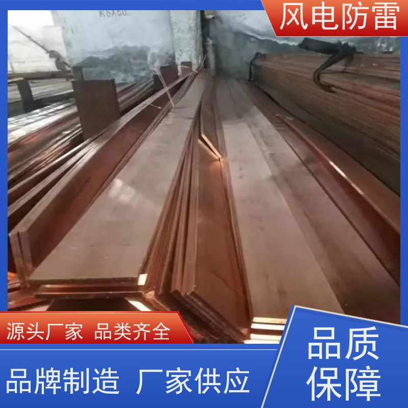 风电防雷 支持定做 延长使用寿命 石 墨材料阻值低 铜覆钢扁铁40*4mm